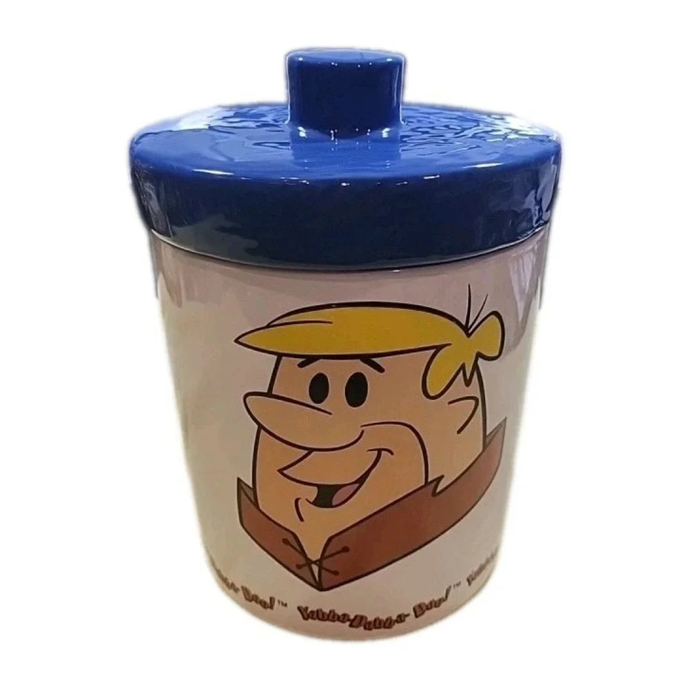 1994~HBPI~Ceramic~ Barney Rubble~Flintstones~Yabba-Dabba-Doo! Cookie Jar~NICE